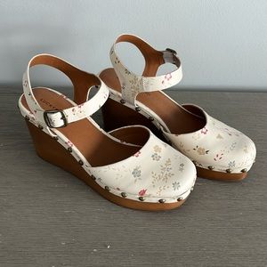 Floral Print Lucky Brand Wedges